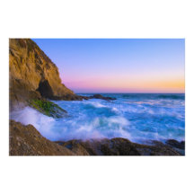 Beautiful Large Ocean Sunset Photograph