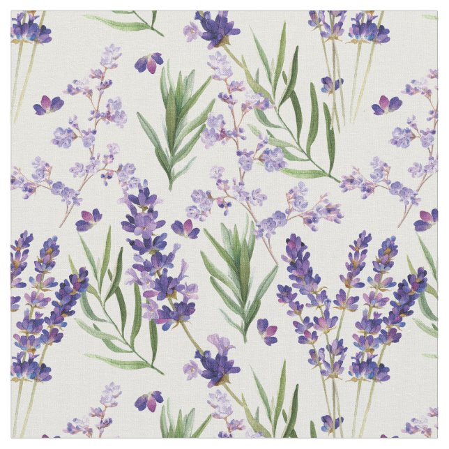 Beautiful lavender, custom size and background fabric (Close Up)