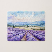 Beautiful lavender fields