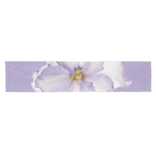 Beautiful Lavender Orchid Short Table Runner (Horizontal)