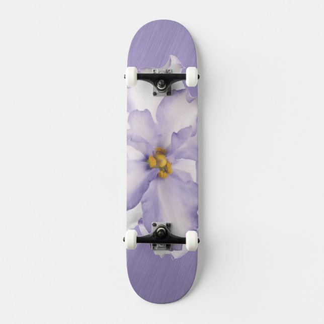 Beautiful Lavender Orchid Skateboard (Front)