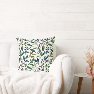 Beautiful Leaves pattern pillow