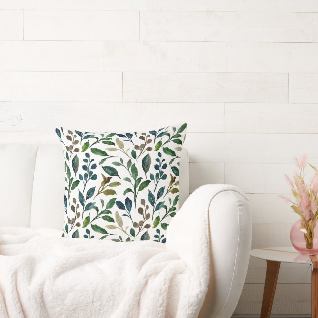 Beautiful Leaves pattern pillow (Couch)