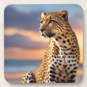 Beautiful Leopard Coaster