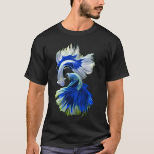 Beautiful light Blue Guppy fish Fancy Guppies Thai T-Shirt