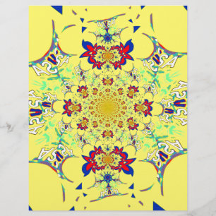 Beautiful Light Golden Floral Art: A Posh Touch 