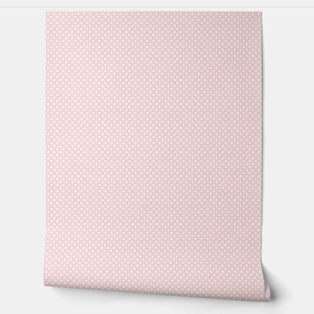 beautiful light pink solid color /pattern wallpaper (Unrolling)