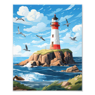 Beautiful Lighthouse Photo Print
