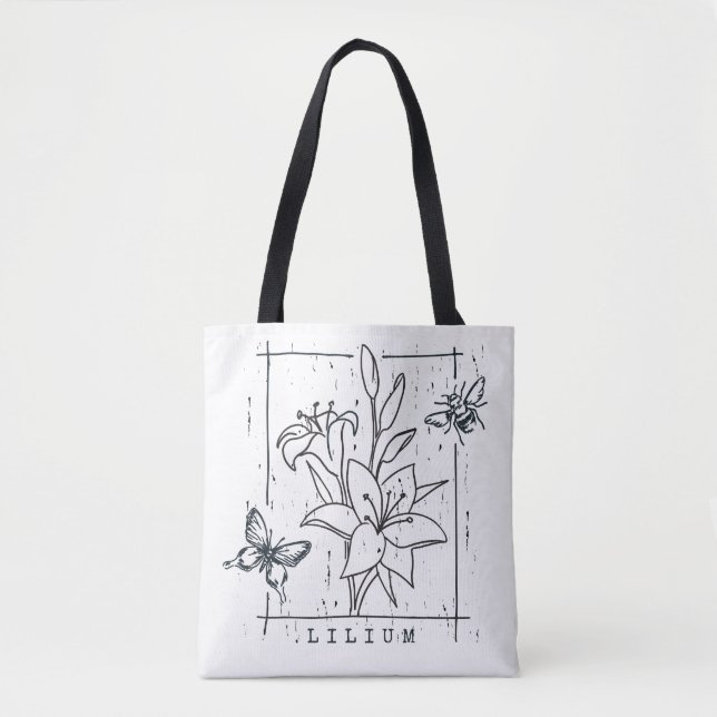 Beautiful Lily Flowers  Tote Bag (Front)