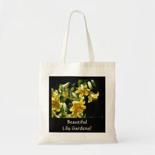 Beautiful Lily Gardens! Tote Bag canvas Lilies bag