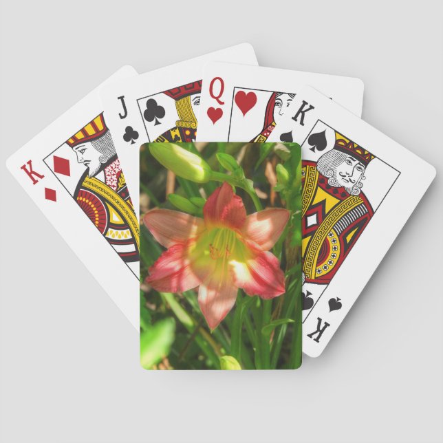 Beautiful Lily Playing Cards (Back)