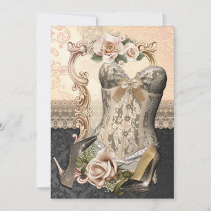 Beautiful Lingerie Shower Invitations