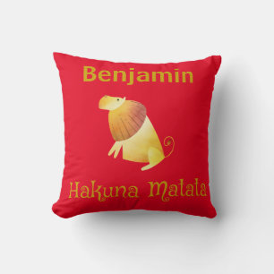 Beautiful Lion Hakuna Matata Cushion