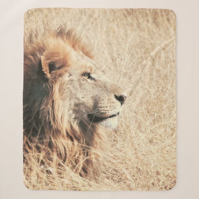 BEAUTIFUL LION SHERPA BLANKET (Front)