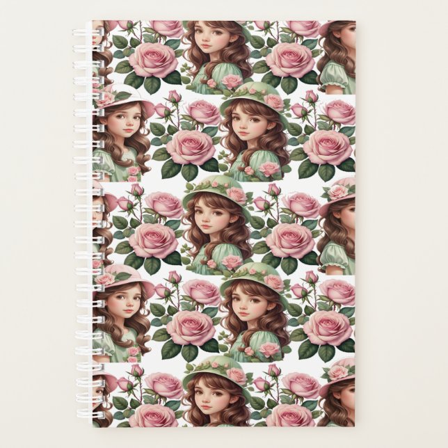 Beautiful little girl planner (Front)