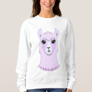 Beautiful Llama Queen Sweatshirt