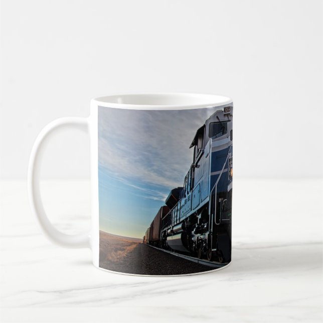 Beautiful Locomotive Coffee Cup (Left)