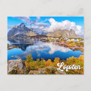 Beautiful Lofoten, Norway Postcard