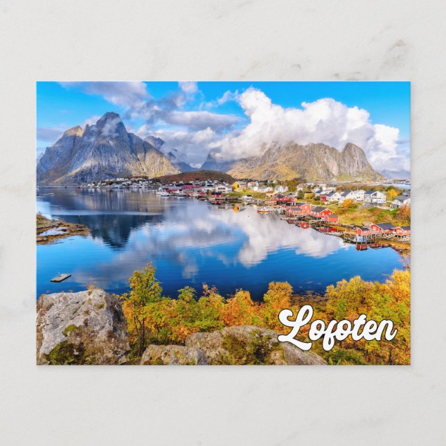 Beautiful Lofoten, Norway Postcard (Front)