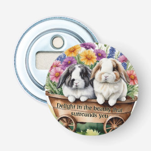 Beautiful Lop Bunny Rabbit Pretty Bottle Opener