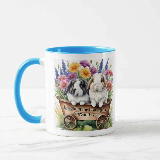 Beautiful Lop Bunny Rabbit Pretty Mug (Left)
