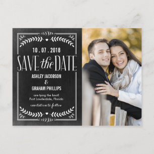 Beautiful Love Save The Date Postcard
