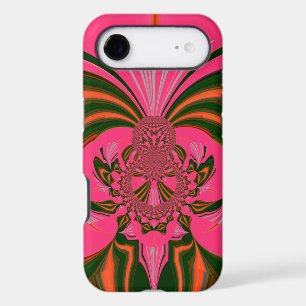 Beautiful Lovely African Hot Pink Red Golden Green