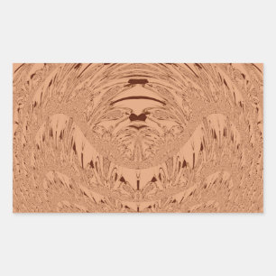 Beautiful Lovely African Lion head vector pattern  Rectangular Sticker