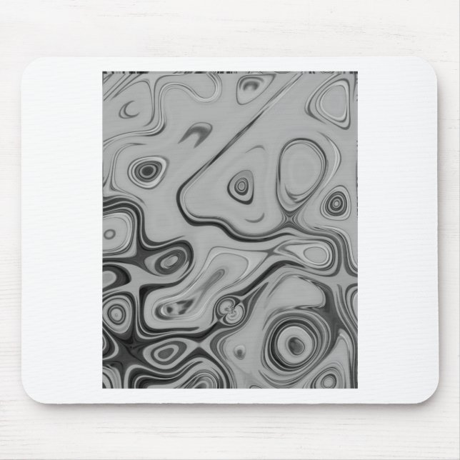  Beautiful Lovely Ash Grey Texture Colour Art Prin Mouse Pad (Front)
