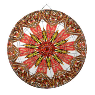 Beautiful Lovely Asian  traditional edgy pattern Dartboard