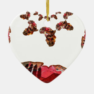 Beautiful Lovely Colours Ceramic Tree Decoration