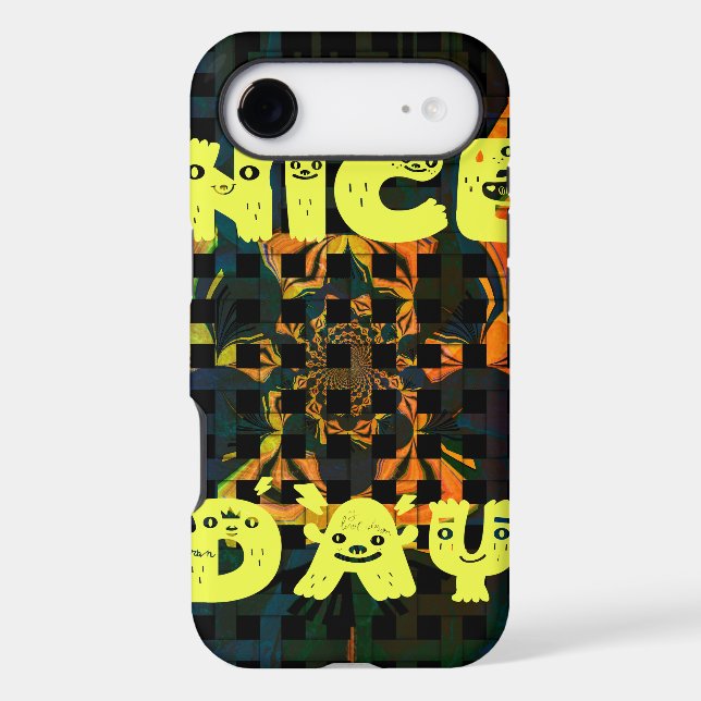 Beautiful Lovely Have a Nice Day Text Print vector (Back)