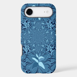 Beautiful Lovely Iridescent blue. pattern seamless
