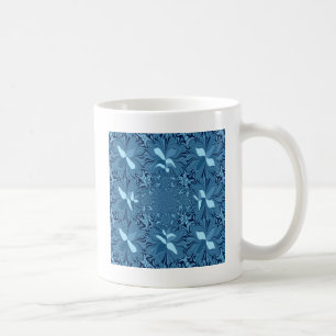 Beautiful Lovely Iridescent blue. pattern seamless Coffee Mug