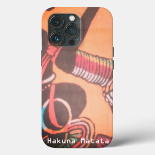 Beautiful Lovely Kenya Maasai Hakuna Matata iPhone 13 Pro Case