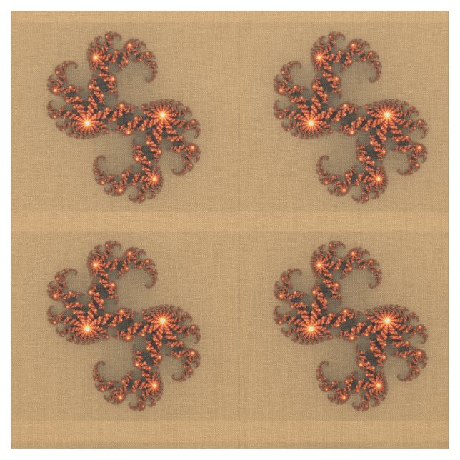 Beautiful Lovely Nice Day and Better Night Fabric (Close Up)