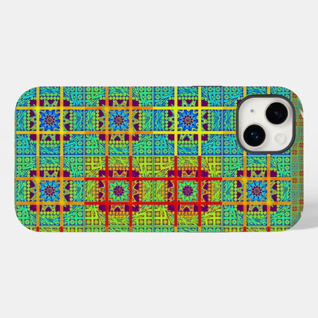 Beautiful Lovely South African Tribal Print vector Case-Mate iPhone Case (Back (Horizontal))