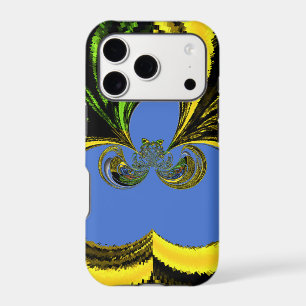 Beautiful Lovely South African Yellow and Blue Art