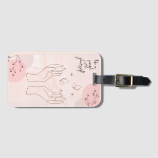 beautiful luggage tag