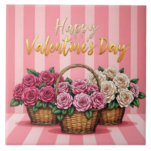 Beautiful Luxury Floral Love Popular Collection Tile