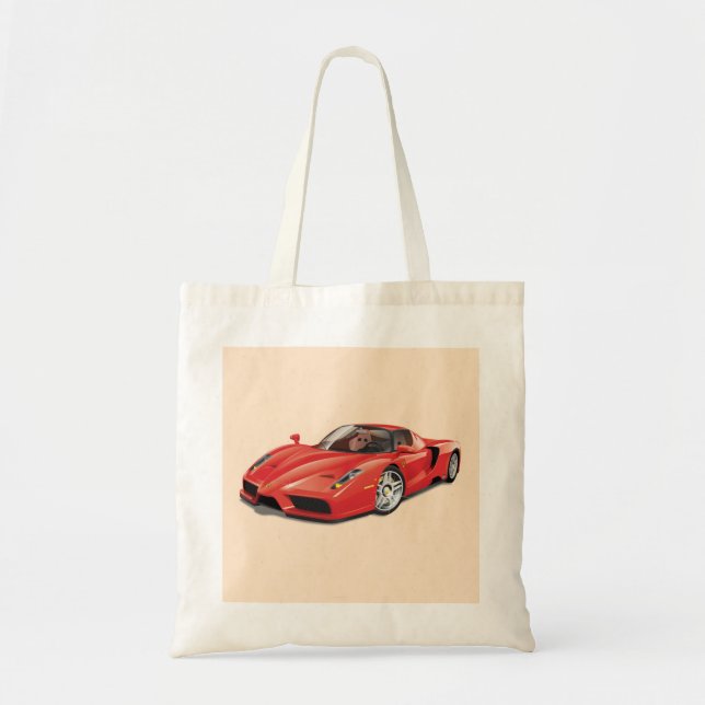 Beautiful Luxury Sports Car Tote Bag (Front)