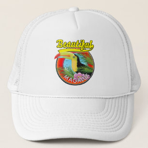 Beautiful Magaluf, toucan logo Trucker Hat