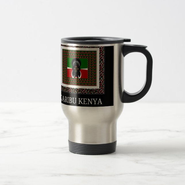 Beautiful Magical Kenya Hakuna Matata Travel Mug (Right)