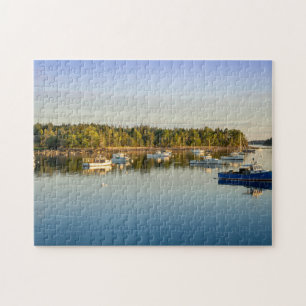 Beautiful Maine coast sunset Jigsaw Puzzle