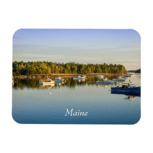 Beautiful Maine coast sunset Magnet