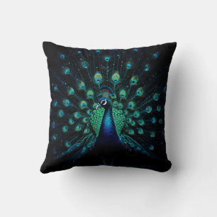 Beautiful Majestic Peacock Design Cushion