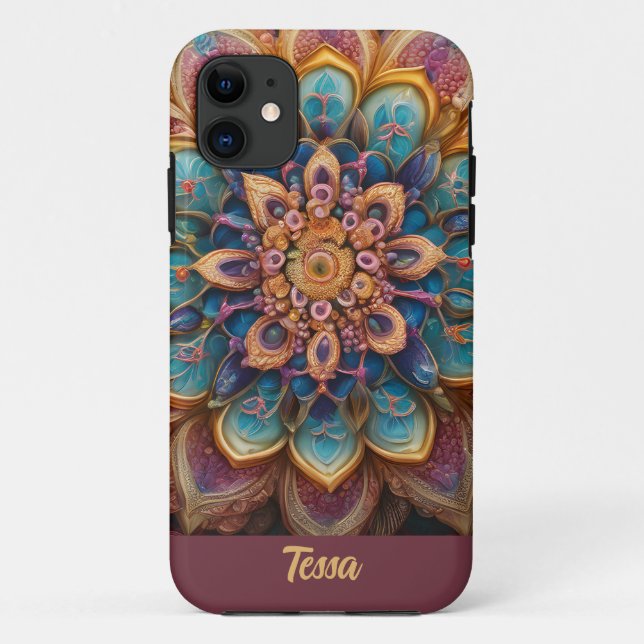 Beautiful Mandala Case-Mate iPhone Case (Back)
