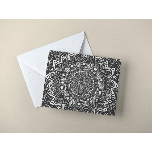 Beautiful Mandala Pattern Post Card (Creator Uploaded)