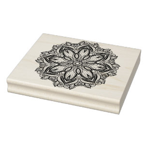 Beautiful Mandala Rubber Stamp