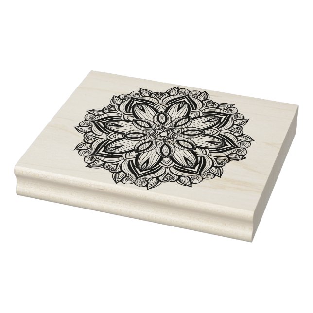 Beautiful Mandala Rubber Stamp (Stamp)